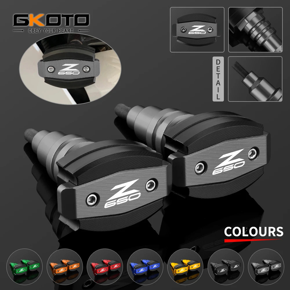 

For Kawasaki Z650 Z 650 2017-2022 2021 2020 Motorcycles Falling Protector Sliders Frame Crash Protection Motorcycle Accessories