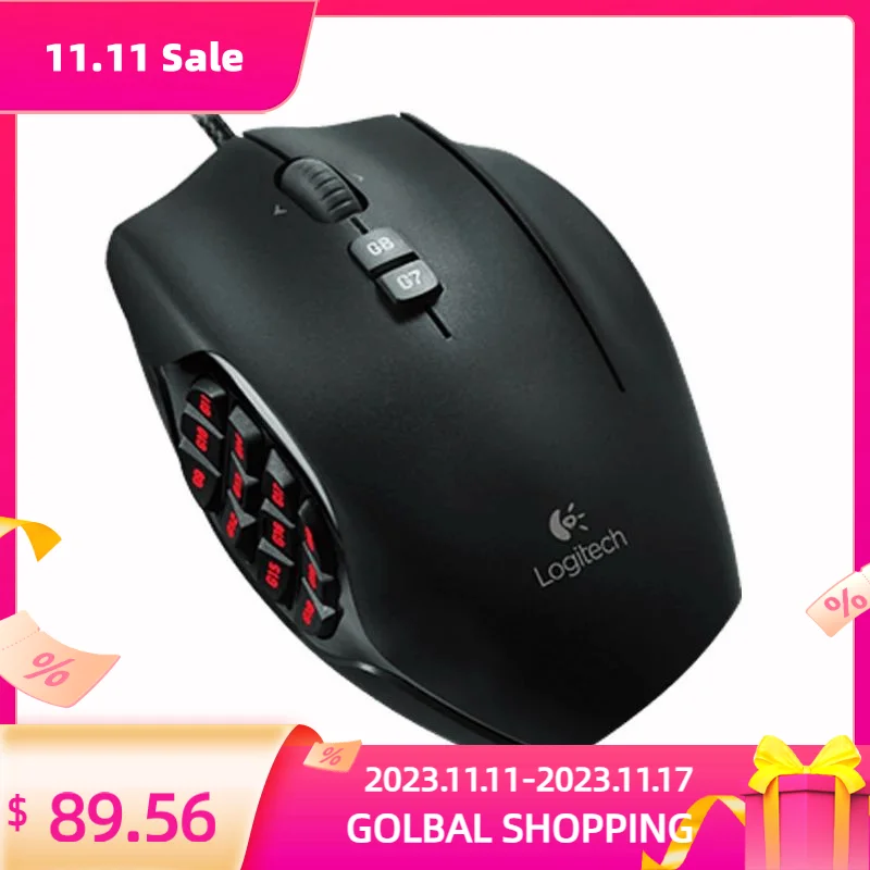 

Logitech G600 MMO GAMING MOUSEComplete control в вашем любимом MMOs