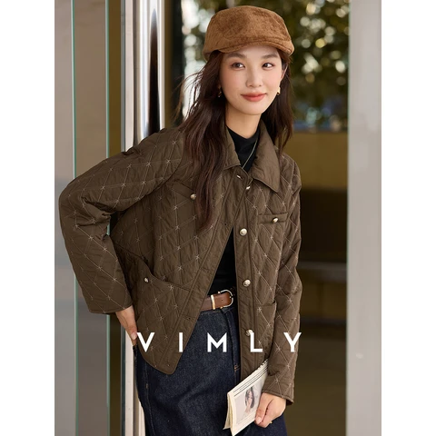 Vimly женская парка нейлон зимняя