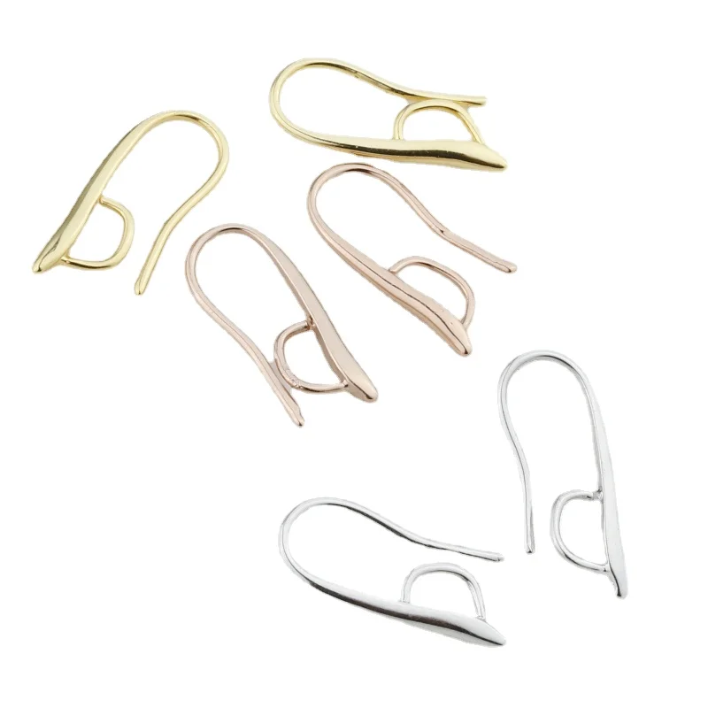 

2-10pcs White K Gold Rose gold Plated Color Earrings Hook Accessories for Jewelry DIY Making Findings Handmade Crafts