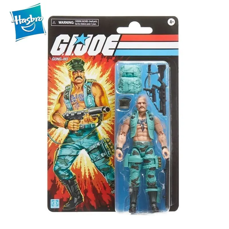 

Hasbro Original G.I. Joe GI JOE Classified Series Retro Gung Ho 6-inch Action Figure Model Toy Collection Hobby Gift