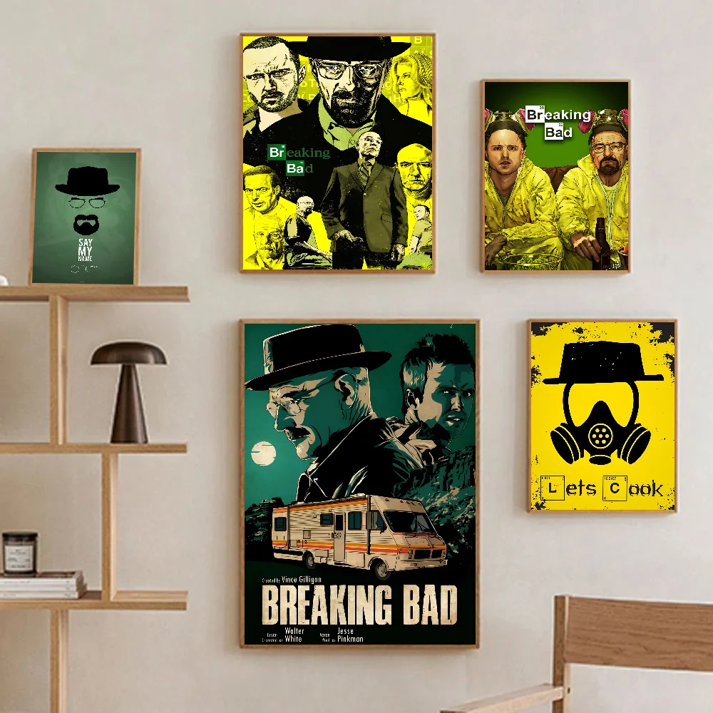 B-Breaking B-Bad постеры наклейки для гостиной спальни входа кафе настенное