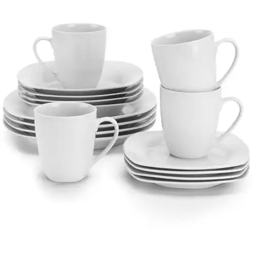 Free Shipping Simply White Square 32-Piece Dinnerware Set