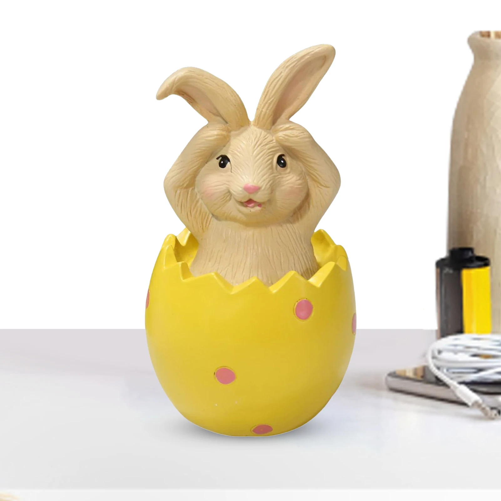 

Easter Table Decor Cartoon Bunny Resin Craftwork Resin Easter Bunny Decor Gifts Home Decor Ornament For Lawn Potted Plants