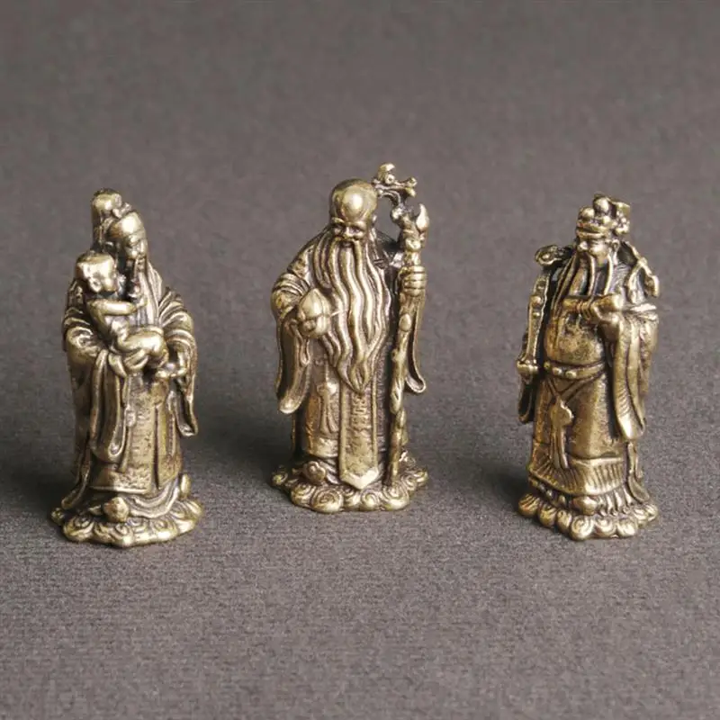 3 шт. декоративные латунные фигурки поделок |