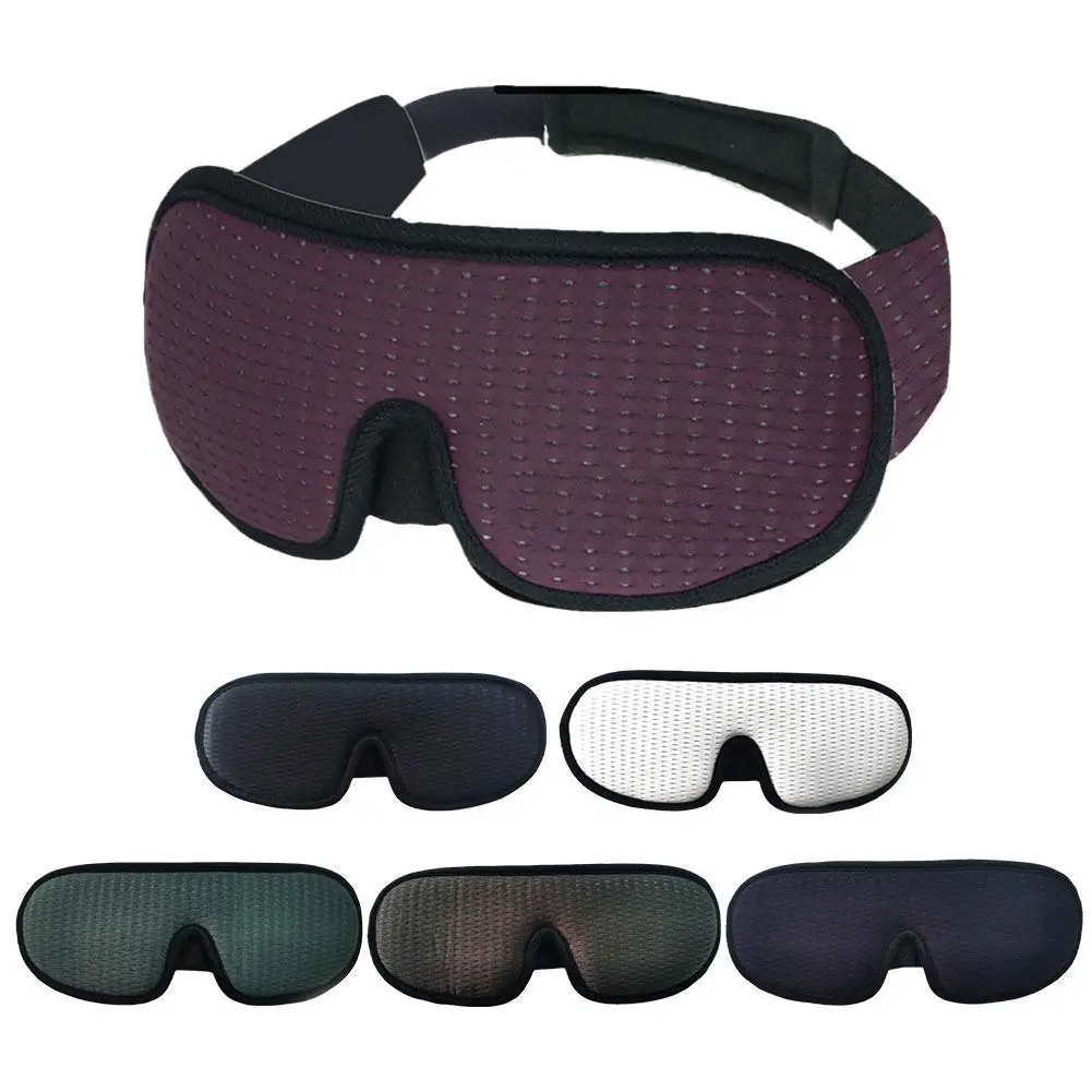

3D Sleeping Mask Blackout Cup Blindfold Eye Mask Breathable Sleep Eye Mask With Adjustable Strap For Travel Side Sleeper
