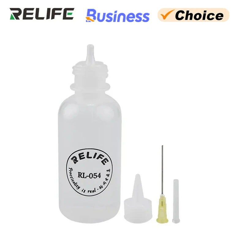 Диспенсер жидкого флюса для пайки с игольчатым наконечником 50 мл