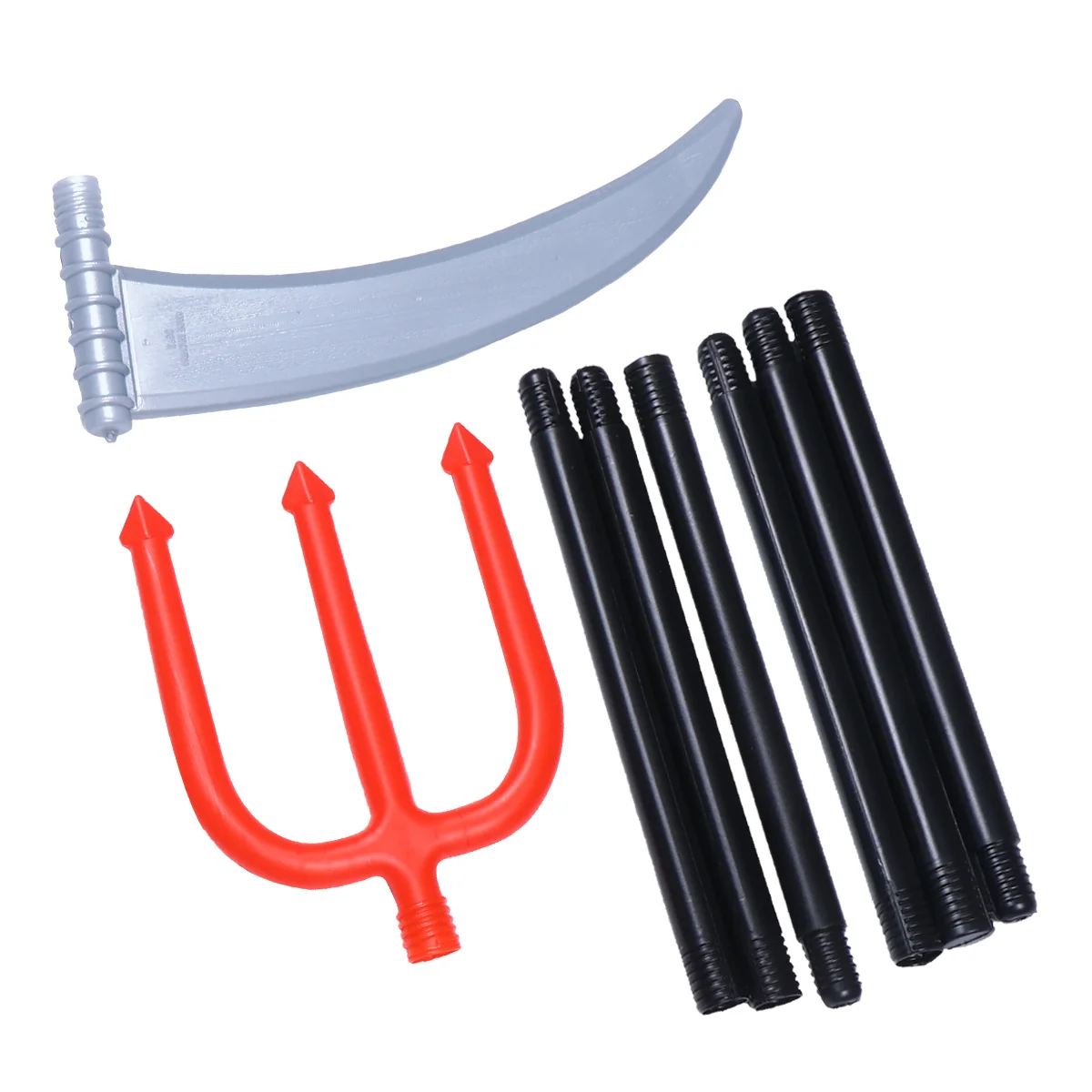 

2pcs Props Durable Funny Costume Accessory Scythe Decor for Party Children Kids