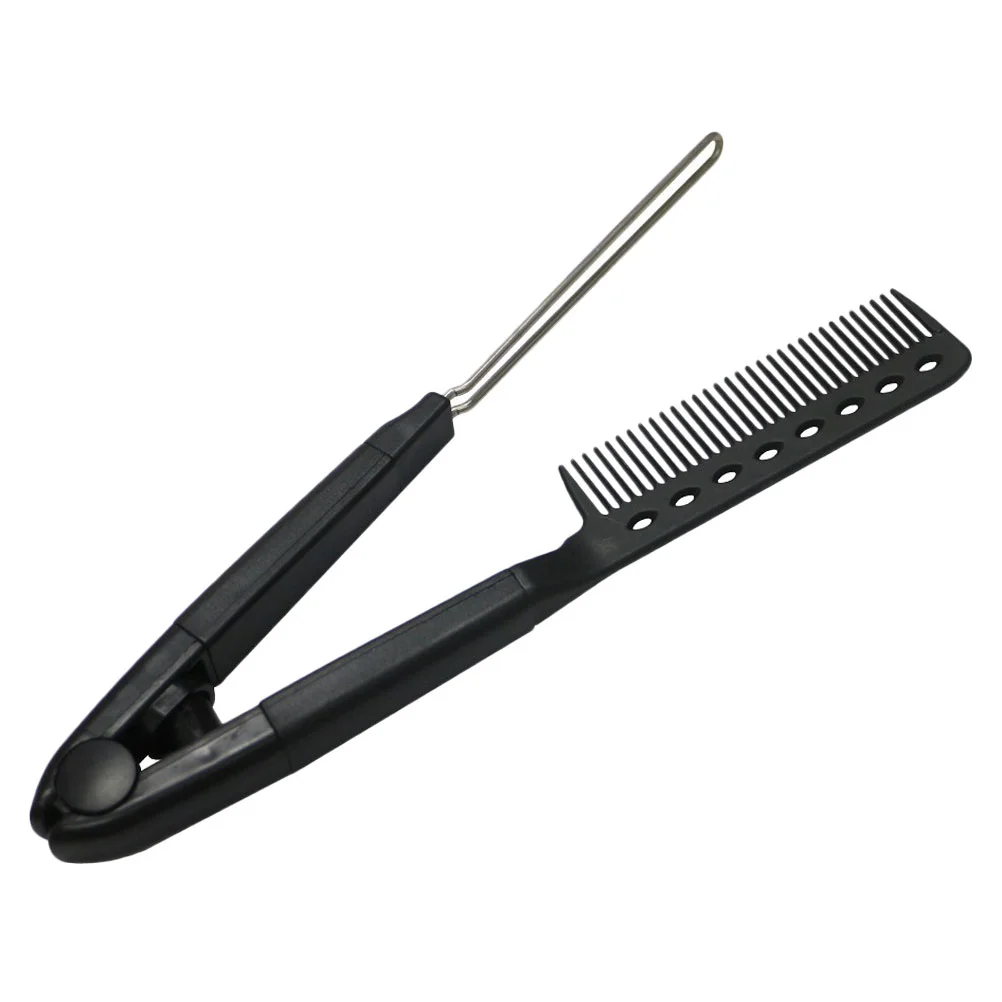 

Comb Hair Straight Straighteningblack Iron Brushheat V Shaped Straightener Your Simple Stylist