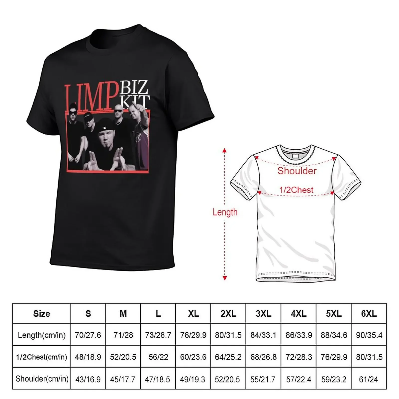 Limp Bizkit T-Shirt quick drying kawaii clothes baggy shirts cotton t shirt men