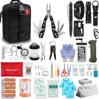 survival kit first aid kit outdoor multitool camping gear sos emergency tool trauma bag for hunting adventures camping equipment