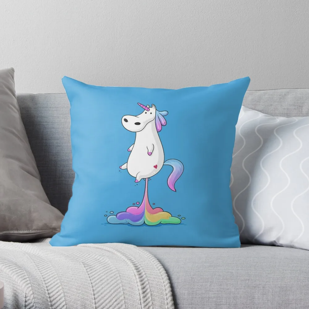 

Unicorn Fart Polyester Decor Pillow Case Home Cushion Cover 45*45cm