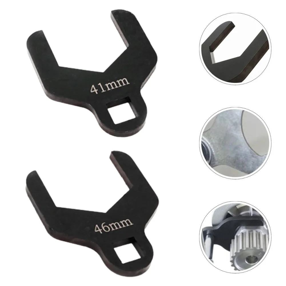 

Water Pump Spanner Water Pump Wrench Adjust Removal Replac Tension Tool 0.10kg 41/46mm Durable Easily Heat-treated
