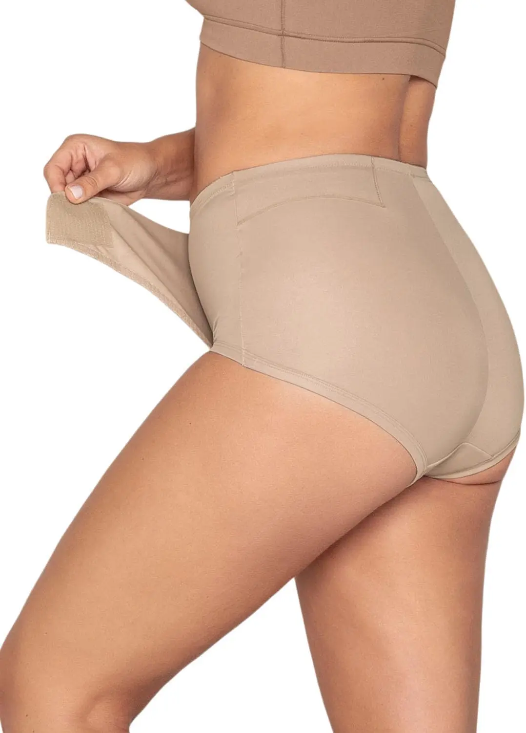 Послеродовые упругие трусики CEINTHRONEZ для контроля живота с регулируемым поясом