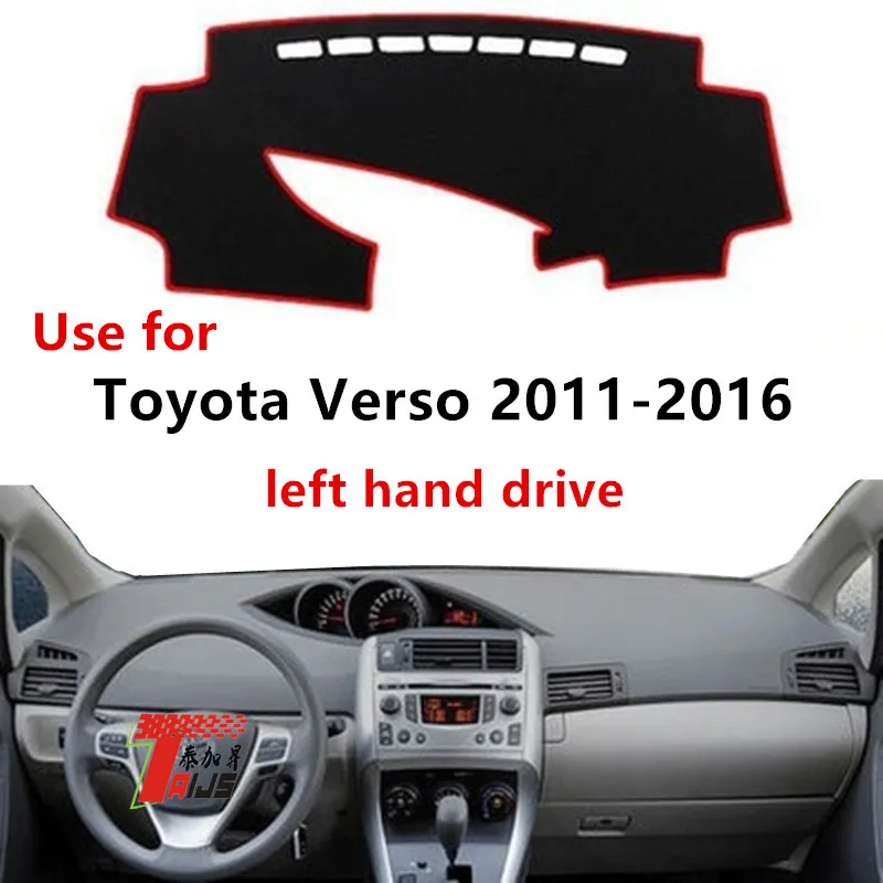 

TAIJS factory high quality anti-dirty Flannel dashboard cover for Toyota Verso 2011-2016 Left-hand drive hot selling