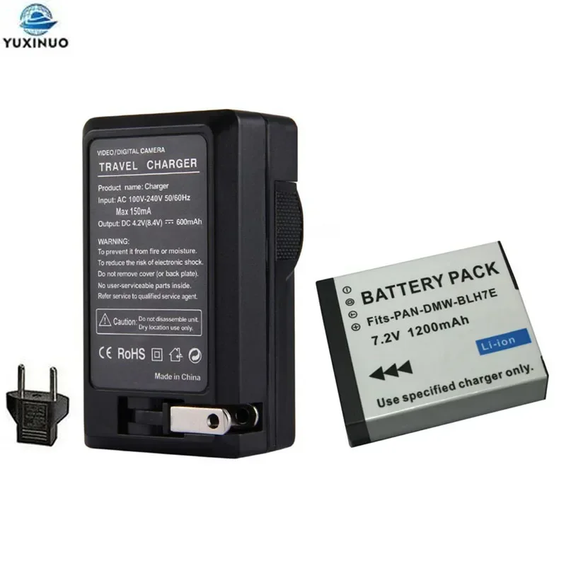 1200 мАч DMW-BLH7E DMW-BLH7 DMW-BLH7PP аккумулятор для камеры + зарядное устройство Panasonic Lumix DMC-GM1