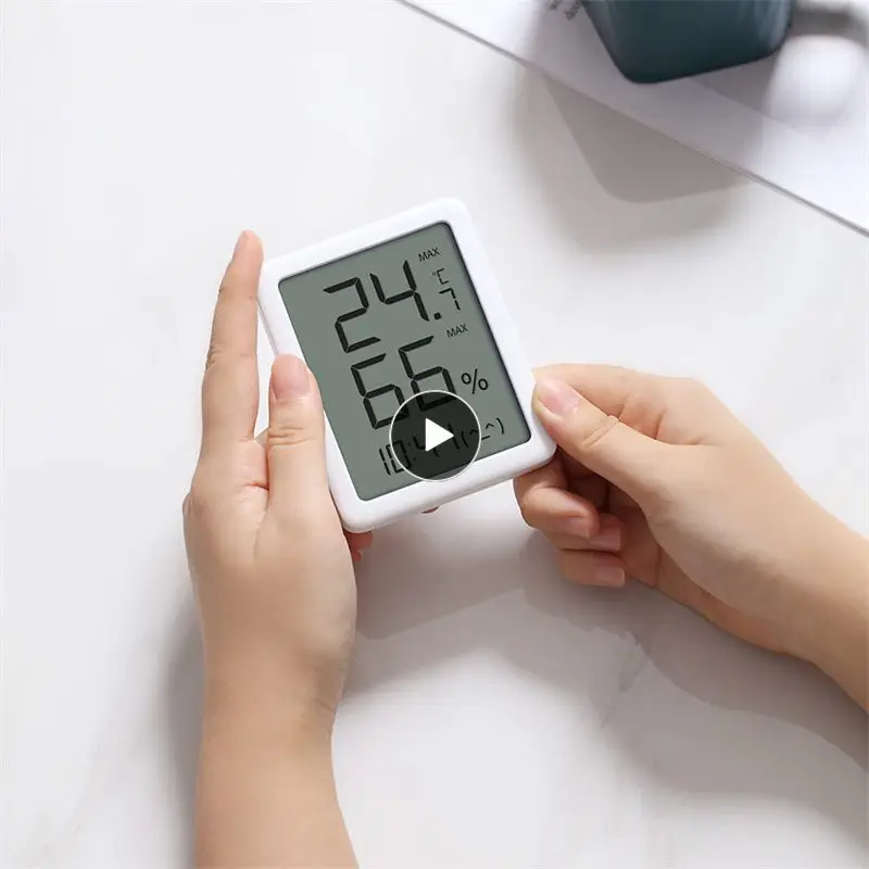 

Thermohygrometer Mini Electronic Ink Screen Home Thermometer Hygrometer Temperature Humidity Sensor Indoor Mmc E-ink Screen