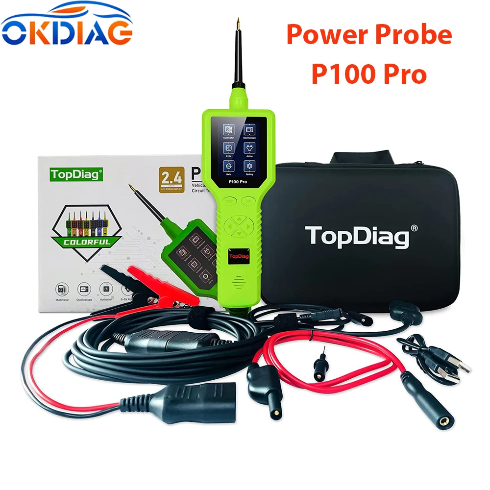 

Power Probe P100 Pro PK P200 Car Circuit Analyzer Automotive Electric System Tool Injector Tester For Truck Motorcycle Tester