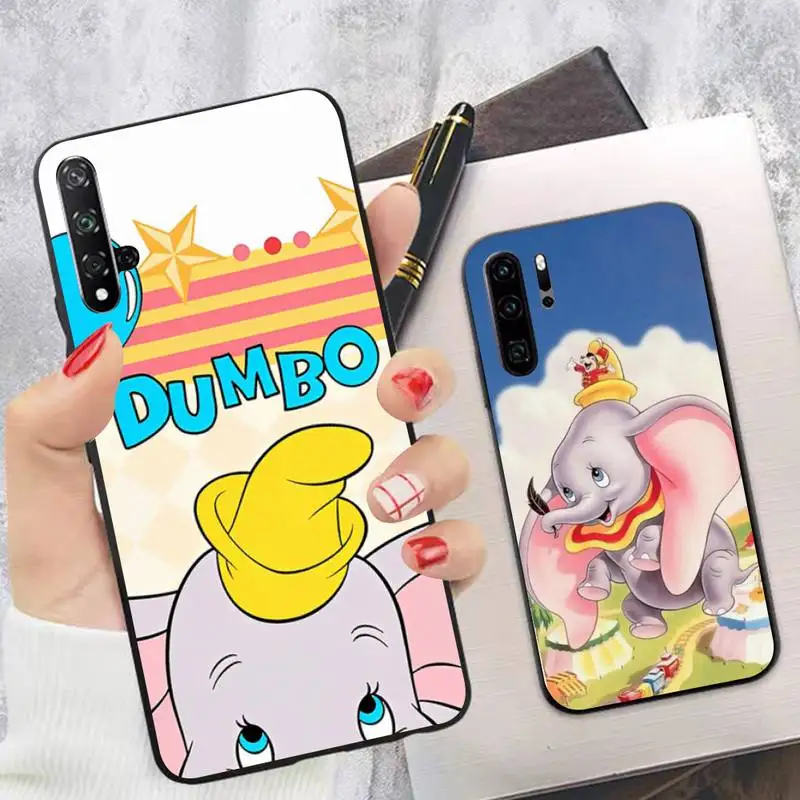 

Disney Dumbo Phone Case for Huawei P30 40 20 10 8 9 lite pro plus Psmart2019