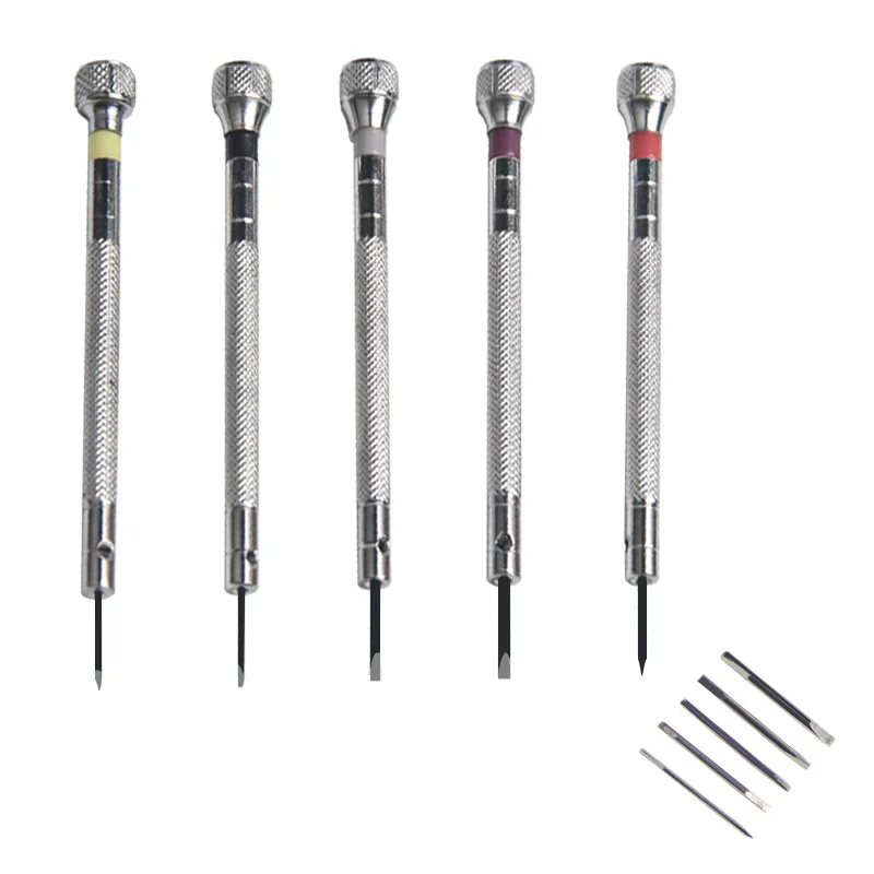 

Watch repair tool remove glasses watch computer small screwdriver screw batch small driver one word 5 piece set