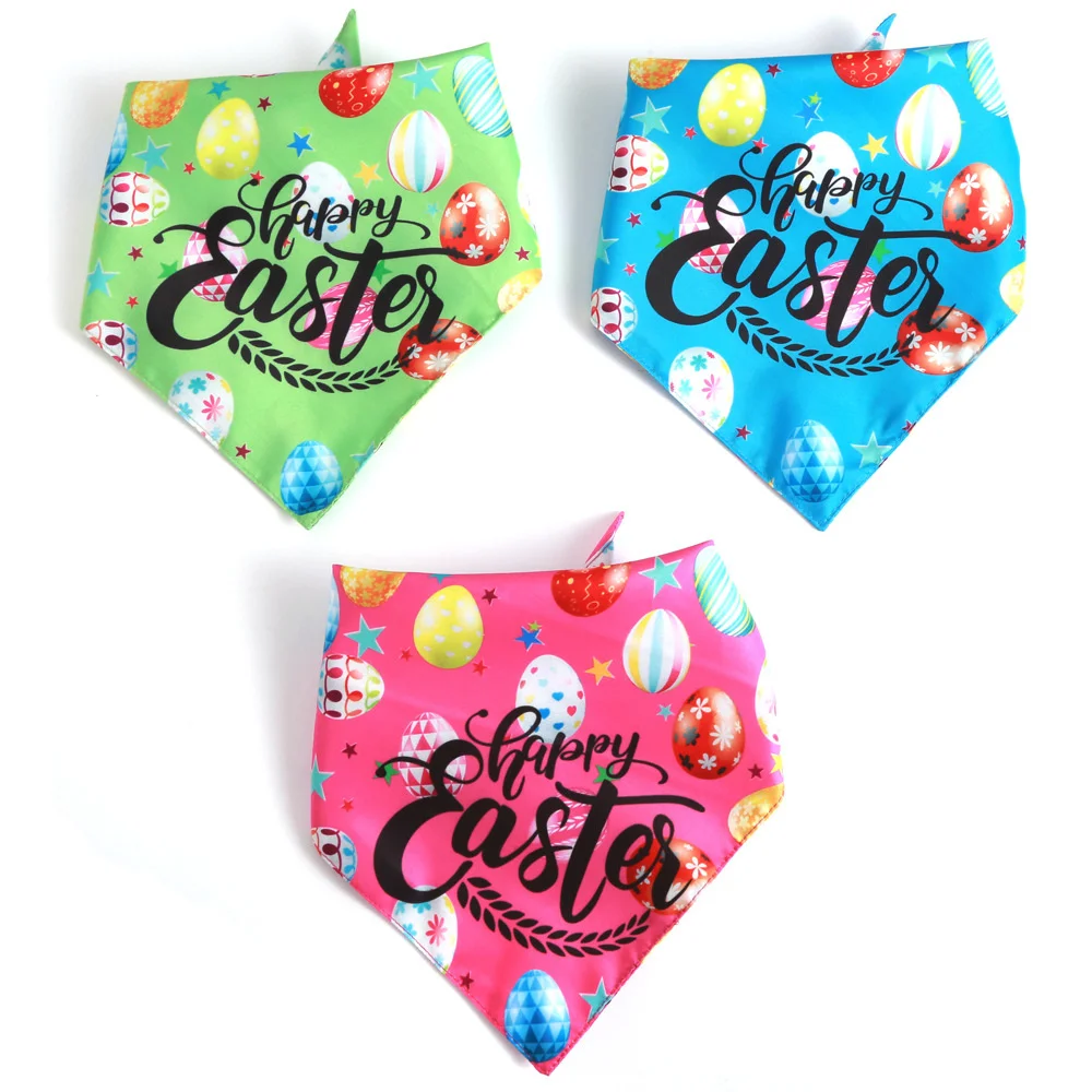Треугольный двойной Пасхальный шарф большое и среднее полотенце для собак