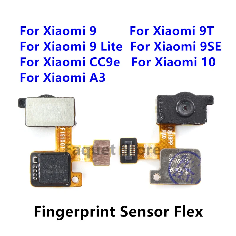 

Original For Xiaomi Mi 9 9SE 9T 10 A3 Pro Plus Prime Lite Home Button Back Touch ID Scanner Fingerprint Sensor Flex Cable Ribbon