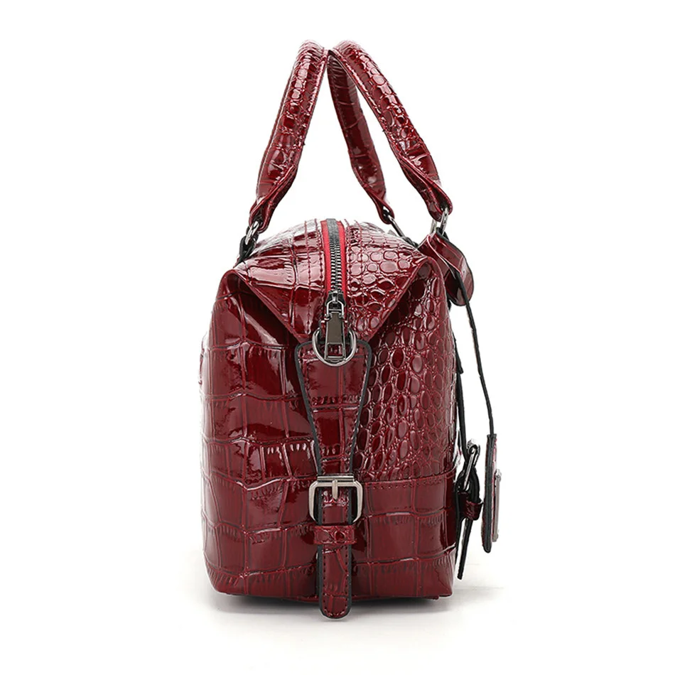 2020 luxury handbags women bags designer patent leather crossbody bags for women tote retro ladies shoulder bag womens handbags free global shipping