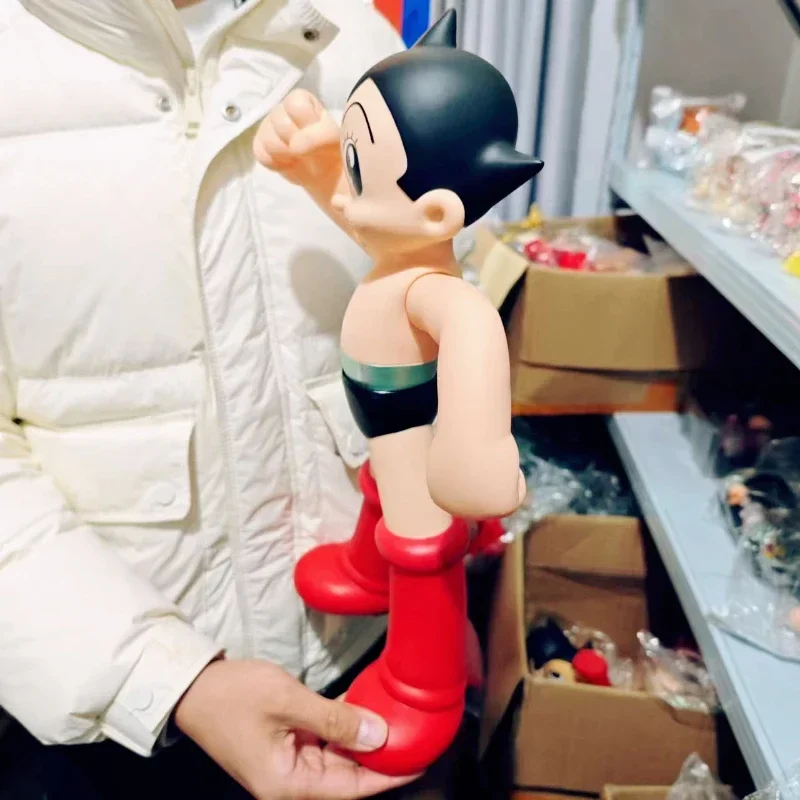 Фото Фигурка аниме AstroBoy Mighty Atom Tetsuwan Atom, большая ПВХ экшн-фигурка 40 см, Коллекционная модель, игрушки, праздничные подарки №3