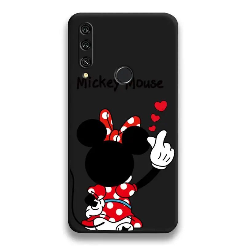 Чехол для телефона с изображением Микки и Минни Маус Huawei Y6P Y8S Y8P Y5II Y5 Y6 2019 P Smart Prime Pro