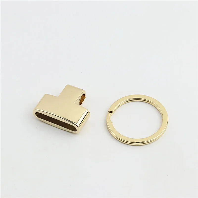 20Pcs 22mm Metal O Ring Keychain Buckle Webbing Cord Bag Strap Hanger Connection End Clasps Hook DIY Hardware Accessory