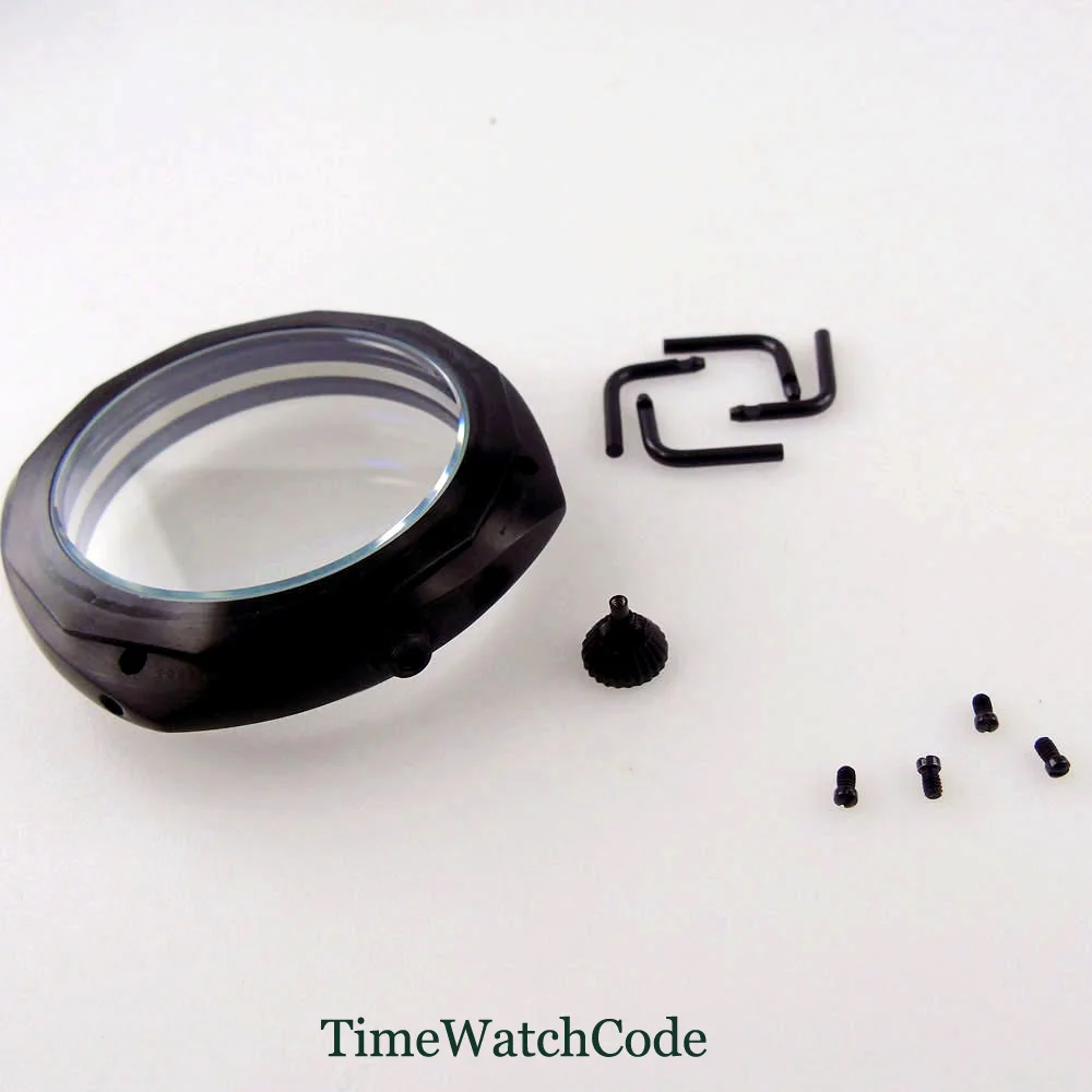 Чехол женский стерильный черный прозрачный чехол-накладка с ручками 47 мм ETA 6497