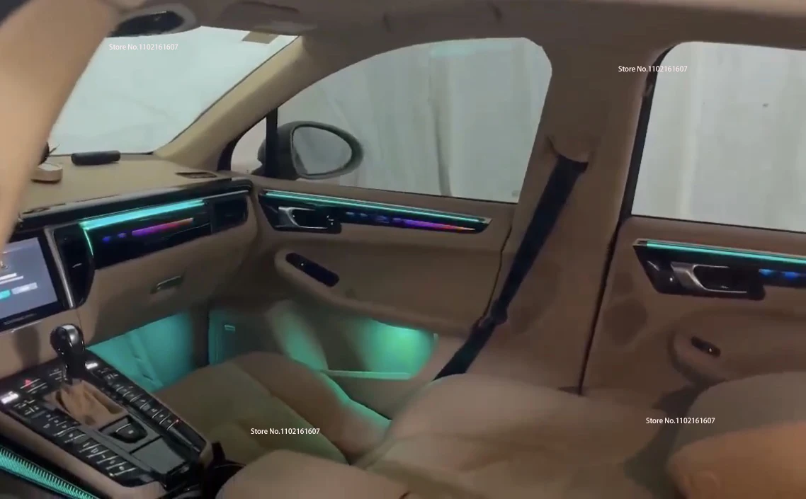 2014-2023 Новый окружающий свет для Porsche Macan Set Светодиодные лампы Автомобильная