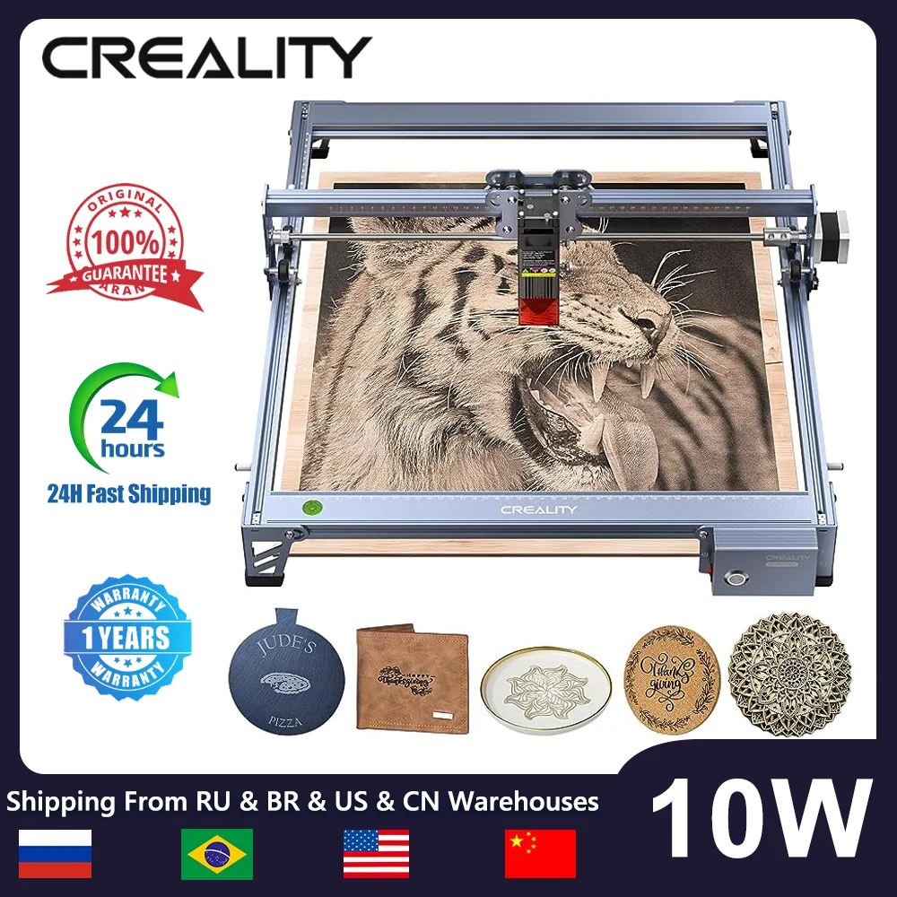 Лазерный гравер Creality Falcon 10 Вт лазерный резак гравировальный станок 455 ± 5 нм