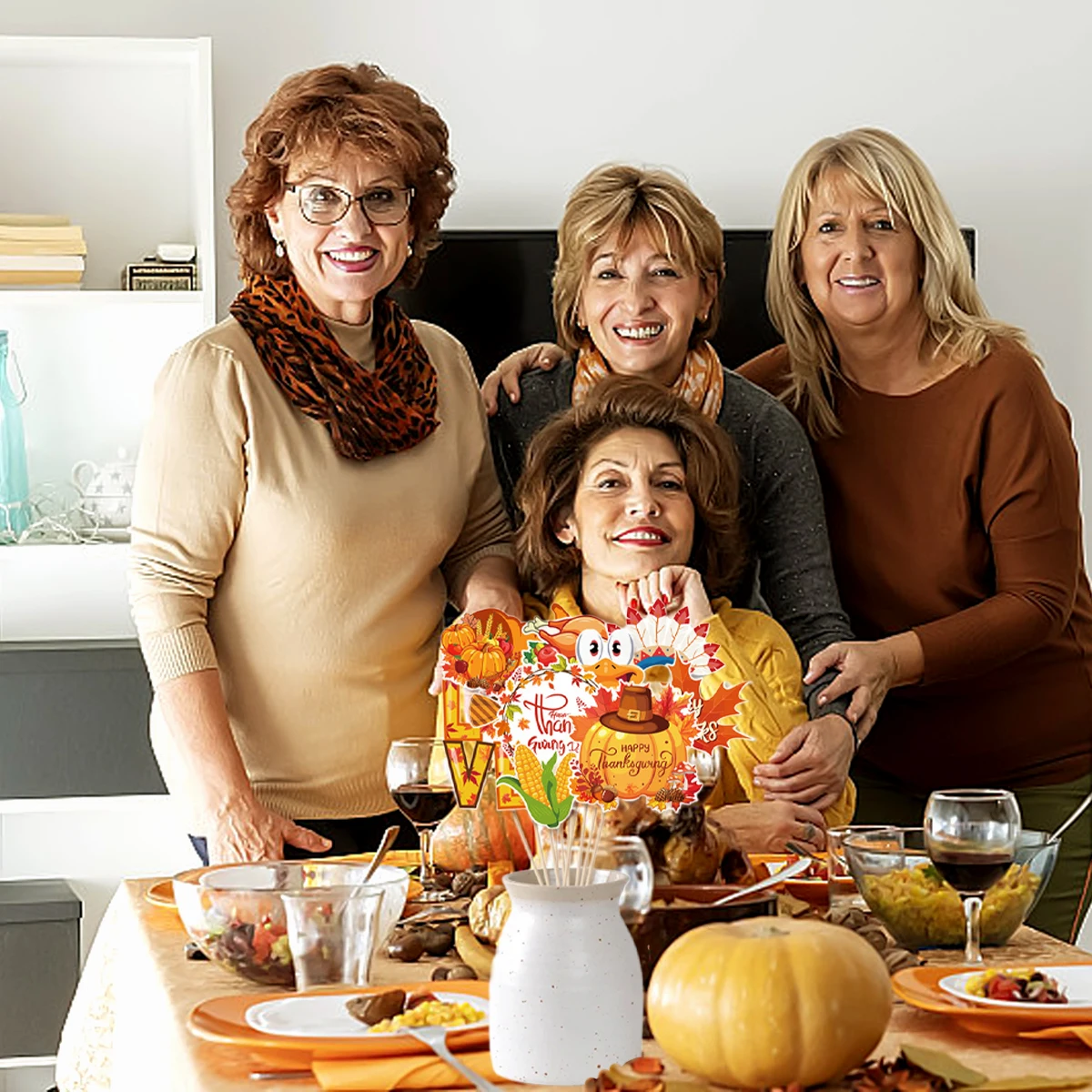 30 шт. реквизит для Фотокабины на День Благодарения