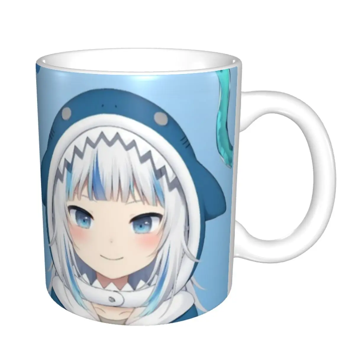 Hololive Gawr Gura керамические волшебные чашки 350 мл кружки для чая с молоком кофе лучшие