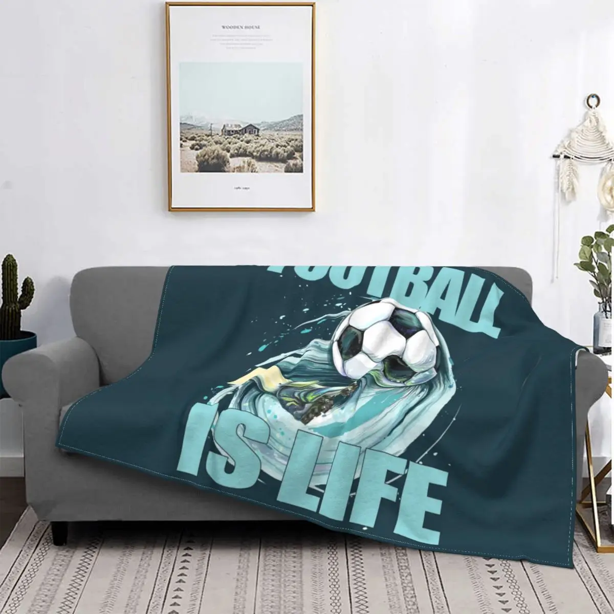 

Football Is Life Blanket Ted Lasso AFC Richmond Wool Throw Blanket Bed Sofa Decoration Ultra-Soft Warm Bedspreads 09