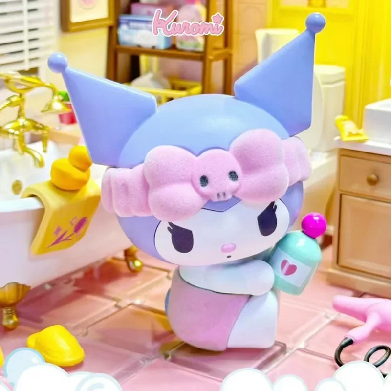 Miniso X Sanrio Временная серия для купания Женская фигурка Коричный помпон пурин