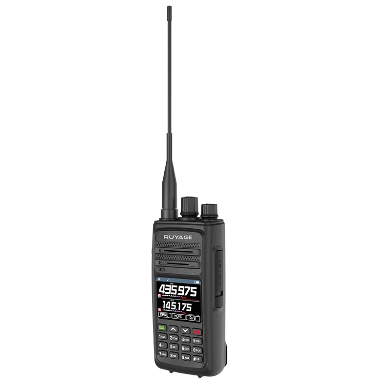Ruyage UV97 Amateur Ham Two Way Radio 128CH Walkie Talkie Air Band Full Band 108-520MHz Police Scanner Marine Talkie