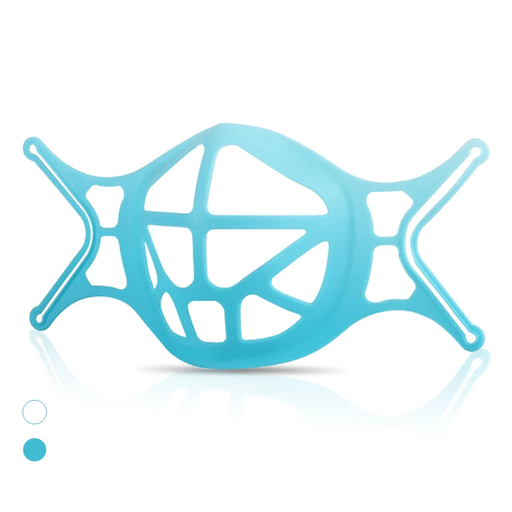 

5pcs/set 3D Mouth Mask Support Breathing Assist Help Mask Inner Cushion Bracket Food Grade Silicone Mask Holder Breathable Valve
