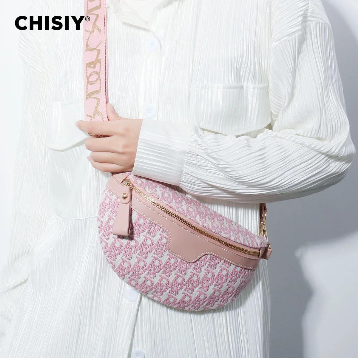 CHISIY Оригинальная Мини-сумка На Слинге Ручной Работы С Красочными Застежками Для