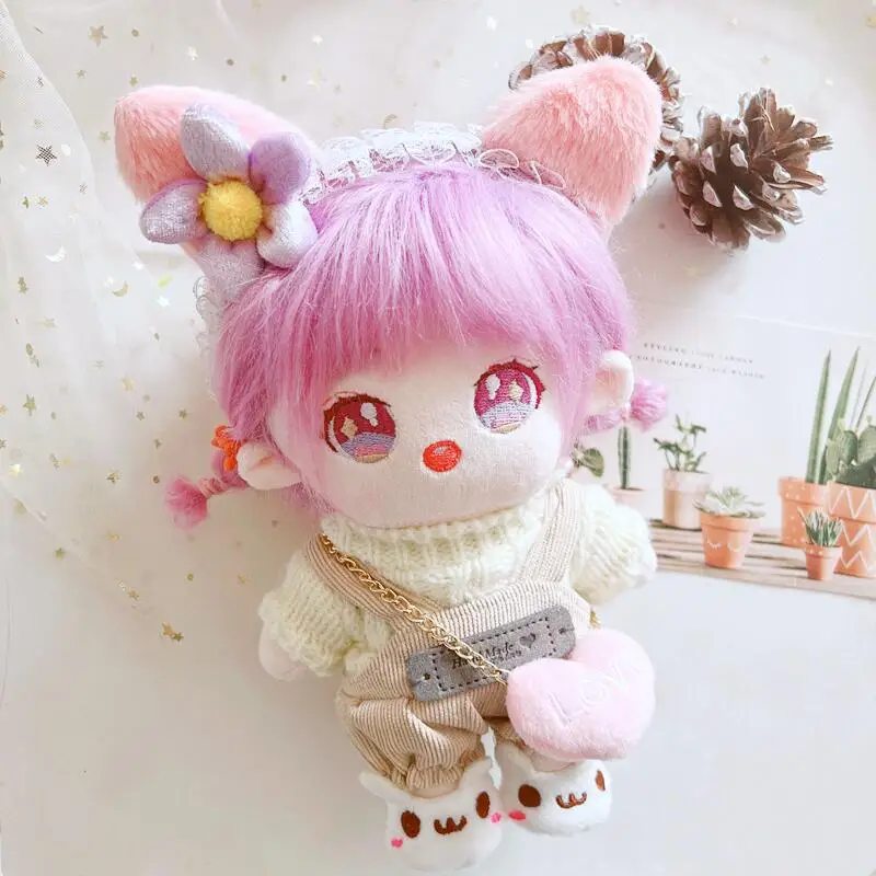 

Кукольная одежда 20 см, обруч для волос с красивыми лисьими ушками, аксессуары для кукол нашего поколения, корейские куклы Kpop EXO idol, подарок, и...