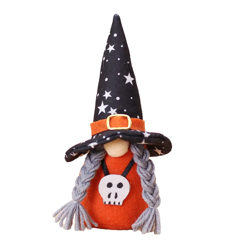 

1pcs Halloween Decorations Cartoon Forest Man Pendant Faceless Doll For Desk Sofa Bookcase Christmas Tree Decoration