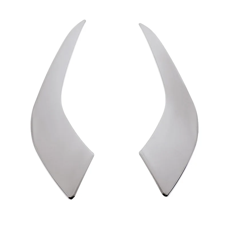 

2pcs Car Front Fog Light Cover Lamp Trim Replacement For Mazda 6 Atlas Chrome Plated ABS Plastic