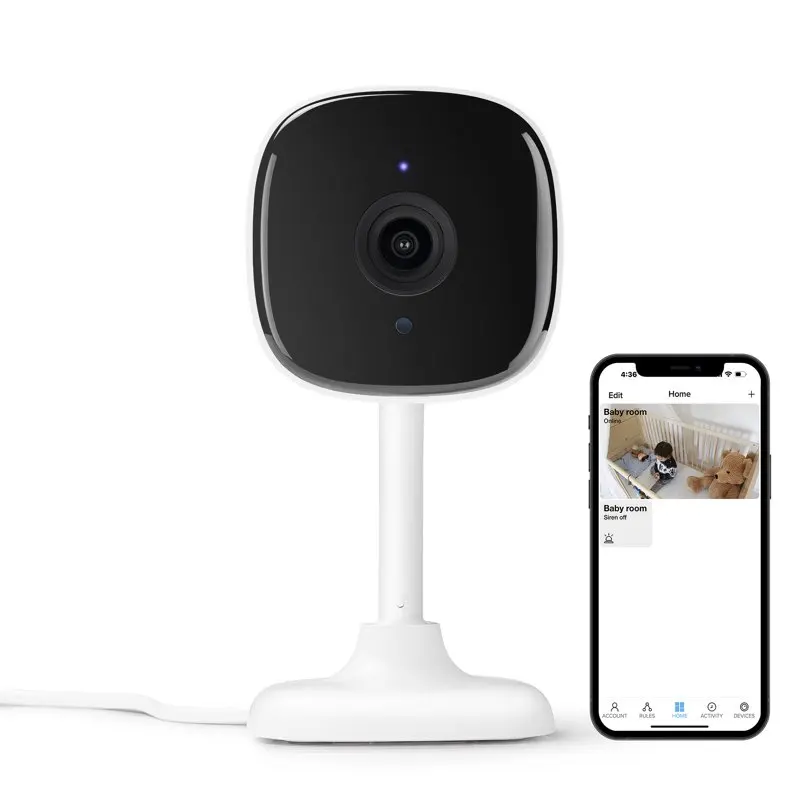 

Merkury 1080P Indoor Camera with Voice Control - Requires 2.4 GHz Wi-Fi