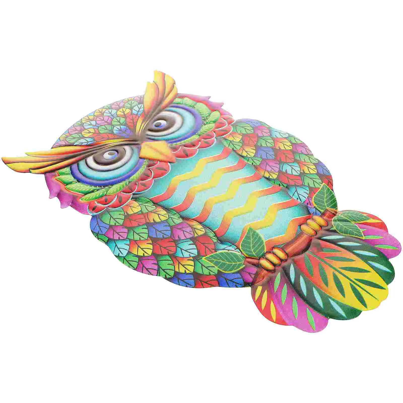 

Metal Owl Wall Decor Colorful Iron Metal Owl Adorn Wall Decor for Bedroom Living Room