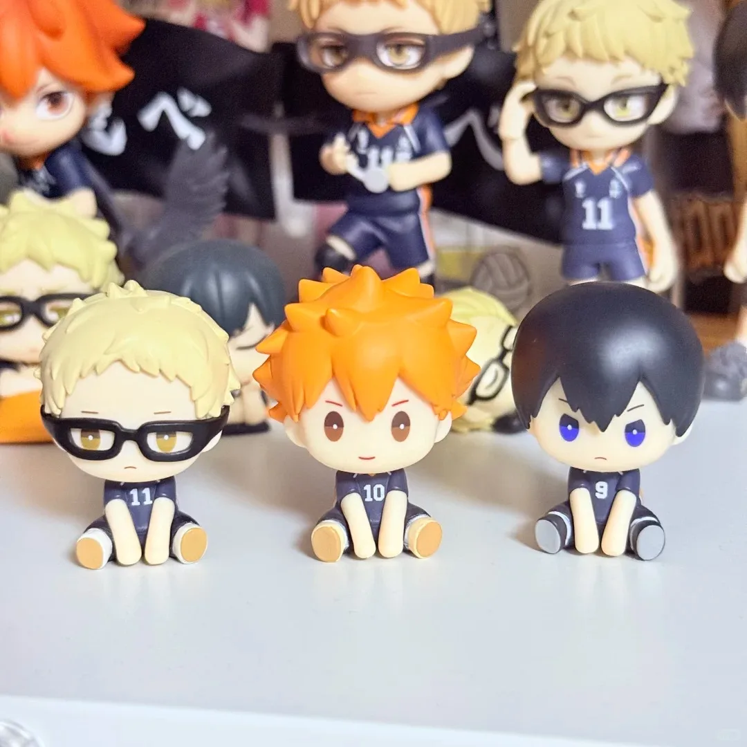 Фото Плюшевая кукла Bushiroad In Stock Wind Up: Оригинальная японская фигурка Хинаты Шойо из Haikyuu — модный коллекционный гашапон для фанатов аниме №5