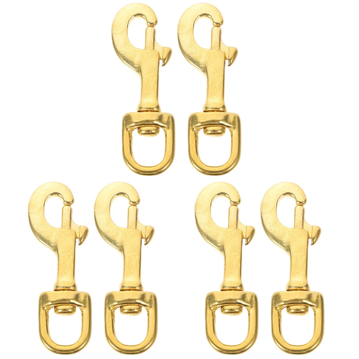 

6 pcs DIY Swivel Clasps Replacement Swivel Trigger Snap Hooks Clasps