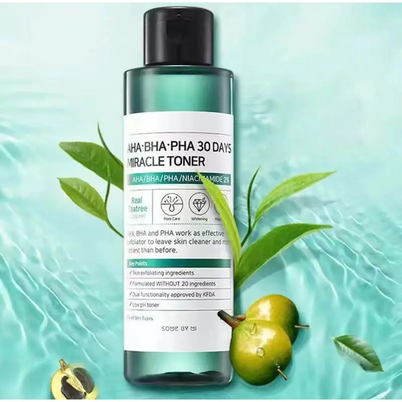 

150ml Somebymi Tea Tree Toners AHA BHA PHA 30 Days Miracle Toners Acne Treatment Skin Exfoliating Whitening Face Care