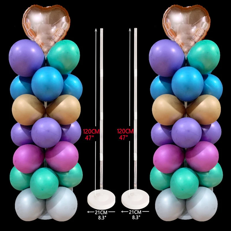

Balloons Holder Stand Column 1/2Set Ballons Accessories Baby Shower Kids Birthday Party Bachelorette Wedding Decoration Supplies