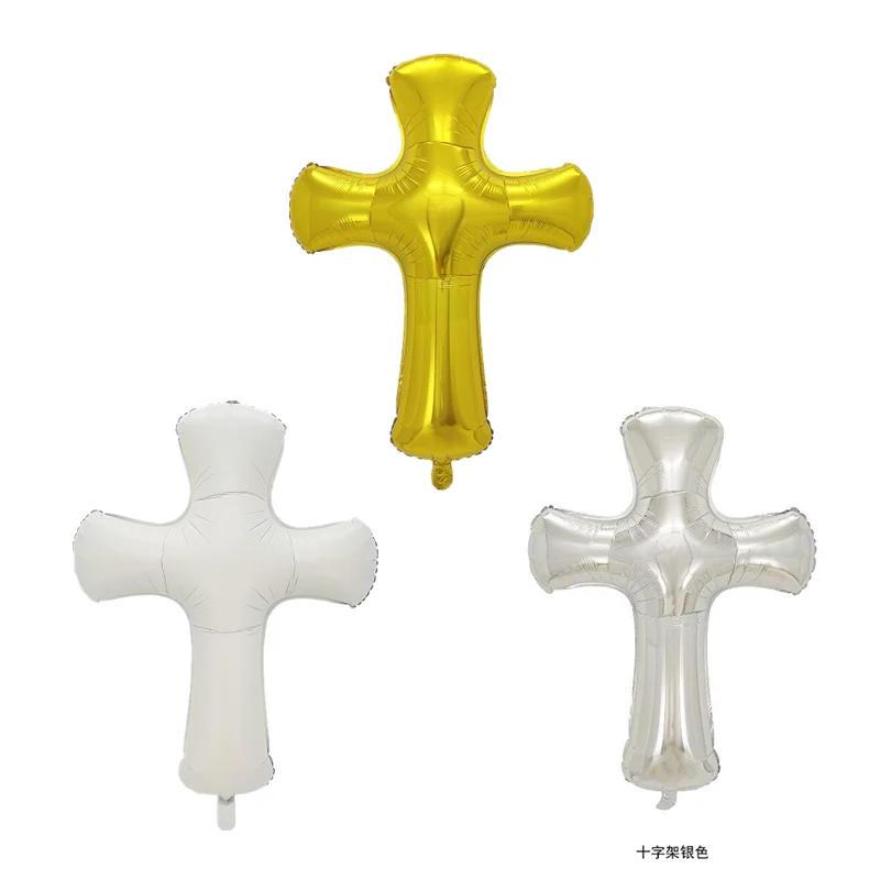 50 шт. воздушные шары из фольги в виде креста |